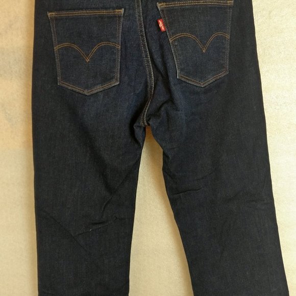 Levi's Zip Fly Mid Rise Canyon Slimming Bootcut Jeans 28w/Measurement - Picture 9 of 11